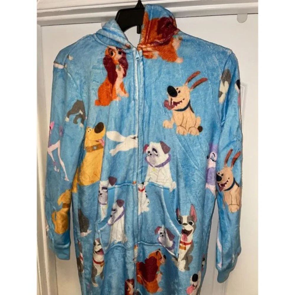 Disney Dogs One-Piece Pajama Romper Bodysuit Women's MEDIUM - Picture 6 of 15